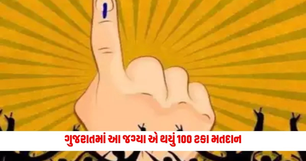 Lok Sabha Election 2024 : ગુજરાતમાં આ જગ્યા એ થયું 100 ટકા મતદાન https://www.pravinews.com/elections/lok-sabha-election-2024/lok-sabha-election-2024-polling-ended-in-peaceful-atmosphere-chaos-broke-out-at-some-polling-stations-evms-malfunctioned-at-these-5-places-7250