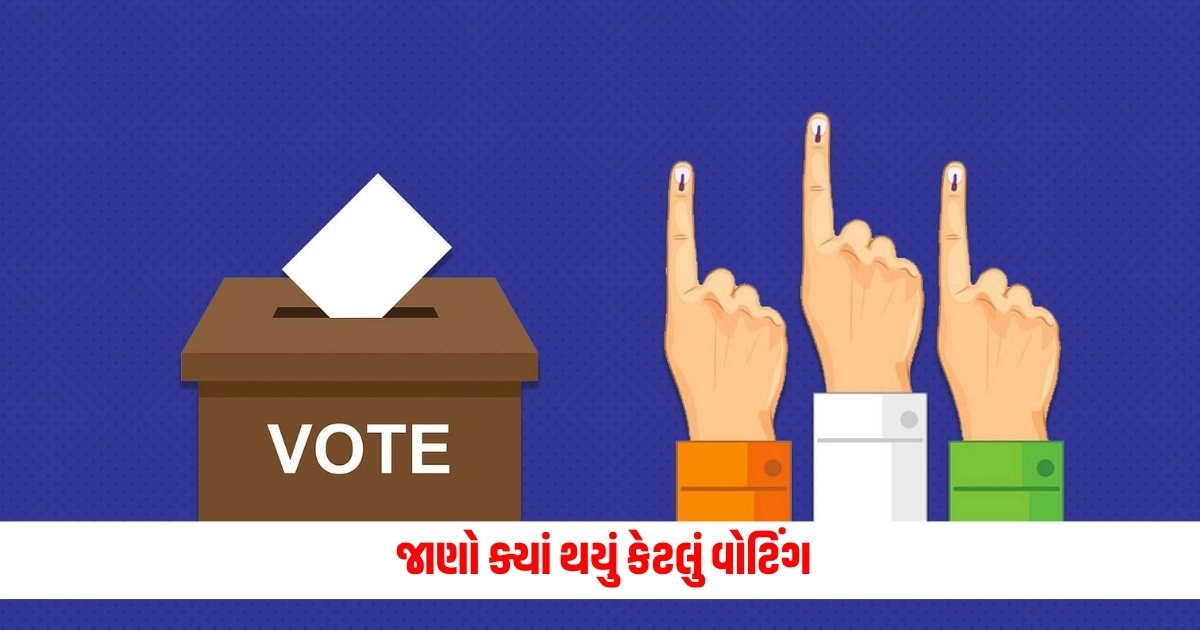 Lok Sabha Election : રાજ્યમાં 11 વાગ્યા સુધીમાં મતદાનનો આંકડો કુલ 25.41% ટકાએ પહોંચ્યો, જાણો ક્યાં થયું કેટલું વોટિંગ https://www.pravinews.com/elections/lok-sabha-election-2024/loksabha-election-2024-huge-enthusiasm-for-elections-in-gujarat-know-who-voted-from-where-6849