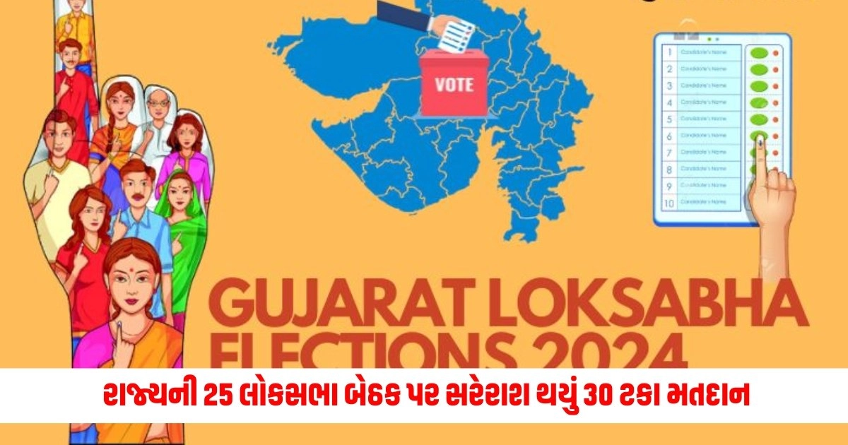 Loksabha election 2024: રાજ્યની 25 લોકસભા બેઠક પર સરેરાશ થયું 30 ટકા મતદાન https://www.pravinews.com/elections/lok-sabha-election-2024/navsari-east-lok-sabha-election-2024-senior-citizens-and-disabled-vote-in-surat-police-assist-in-polling-6998