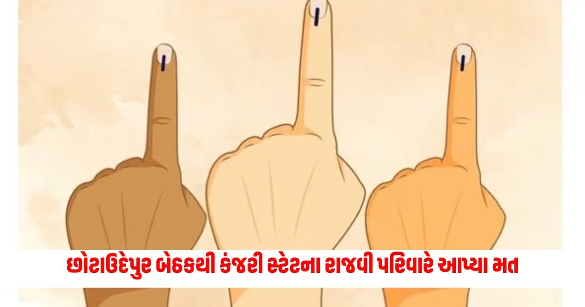 Chhotaudepur Lok Sabha Election : છોટાઉદેપુર બેઠકથી કંજરી સ્ટેટના રાજવી પરિવારે આપ્યા મત, આ ઉમેદવારે જીતનો વિશ્વાસ પણ વ્યક્ત કર્યો https://www.pravinews.com/gujarat-news/father-ray-after-voting-in-vadodara-25-people-gathered-at-the-hospital-know-the-reason-7208