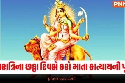 નવરાત્રિના છઠ્ઠા દિવસે કરો માતા કાત્યાયની પૂજા, જાણો મંત્ર,વિધિ, અને વિશેષ ભોગની રેસીપી https://www.pravinews.com/navratri
