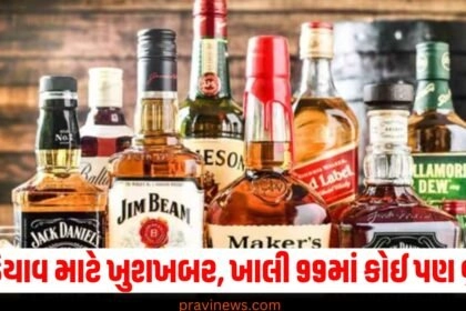 દારૂડિયાવ માટે ખુશખબર, ખાલી 99 રૂપિયામાં કોઈ પણ બ્રાન્ડ મળશે, આ રાજ્યની સરકાર દારૂની નવી પોલિસી લઇ આવી https://www.pravinews.com/tag/business-news