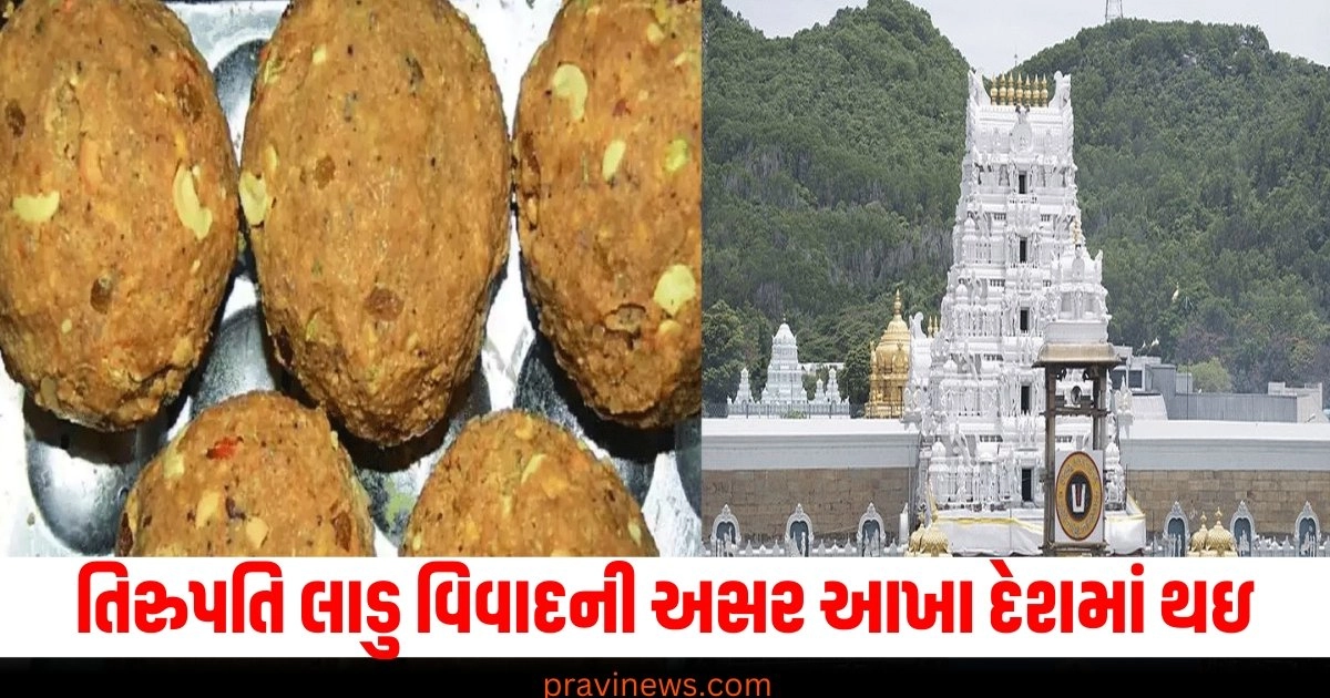 તિરુપતિ લાડુ વિવાદની અસર આખા દેશમાં થઇ, મંદિરોમાં પ્રસાદ ચઢાવવા પર પ્રતિબંધ મુકવામાં આવ્યો https://www.pravinews.com/world-news-in-gujarati/bjp-leader-rajiv-babbar-defamation-case-rouse-avenue-court-issues-order-to-atishi-and-arvind-kejriwal-to-appear-40210