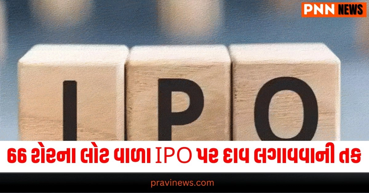 66 શેર લોટ IPO, IPO દાવ લગાવવાની તક, ગ્રે માર્કેટ નફા સંકેત, 66 શેર વાળો IPO, IPO ગ્રે માર્કેટ સ્થિતિ,