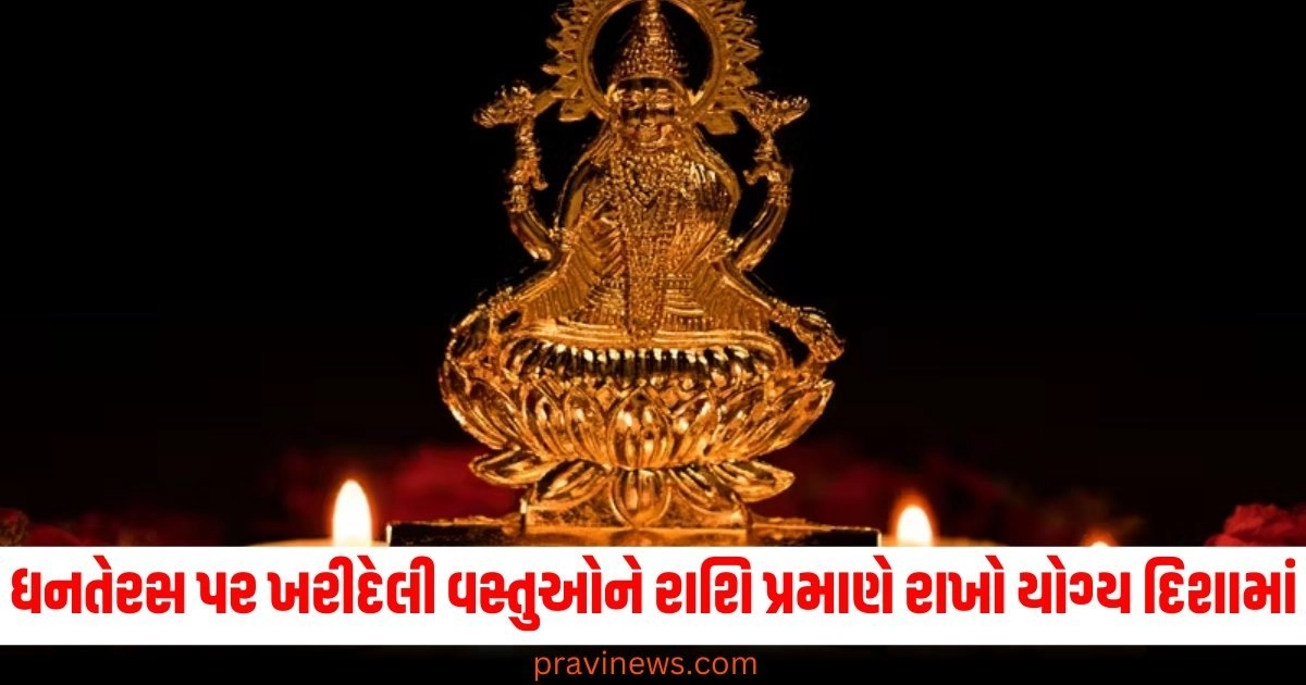 ધનતેરસ પર ખરીદેલી વસ્તુઓને રાશિ પ્રમાણે રાખો યોગ્ય દિશામાં, તમને શુભ ફળ મળશે https://www.pravinews.com/tag/%e0%aa%a7%e0%aa%a8%e0%aa%a4%e0%ab%87%e0%aa%b0%e0%aa%b8