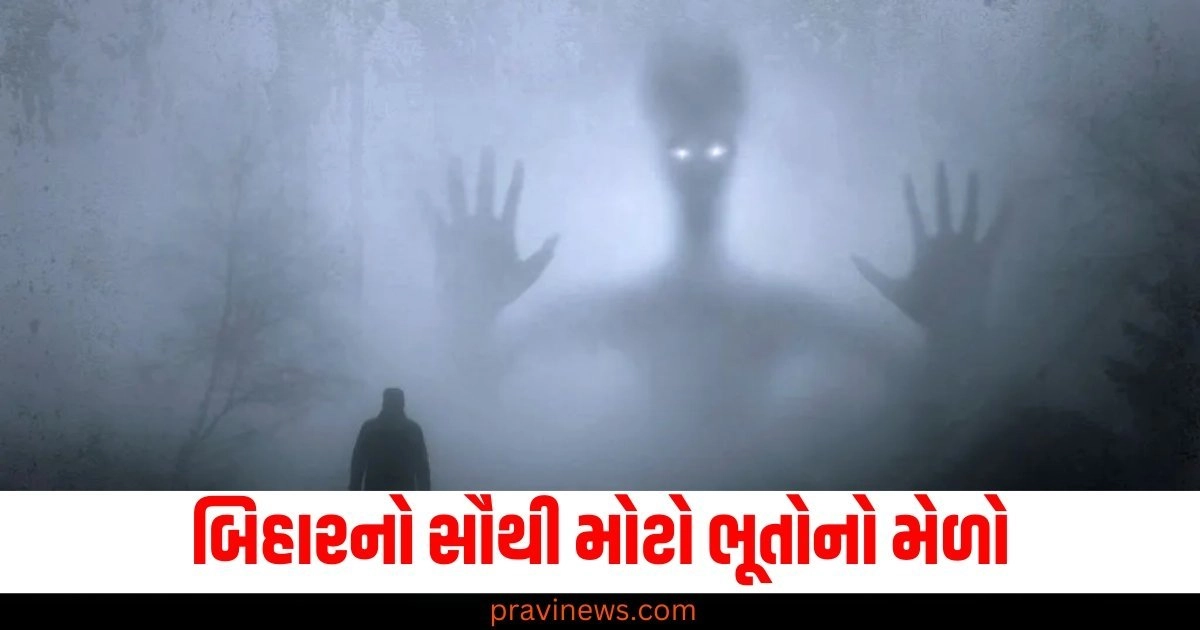 બિહાર (Bihar), મોટો (Biggest), ભૂતોનો મેળો (Ghost Fair), ગંડક નદી (Gandak River), ઘાટ (Ghat), આખી રાત (Whole Night),