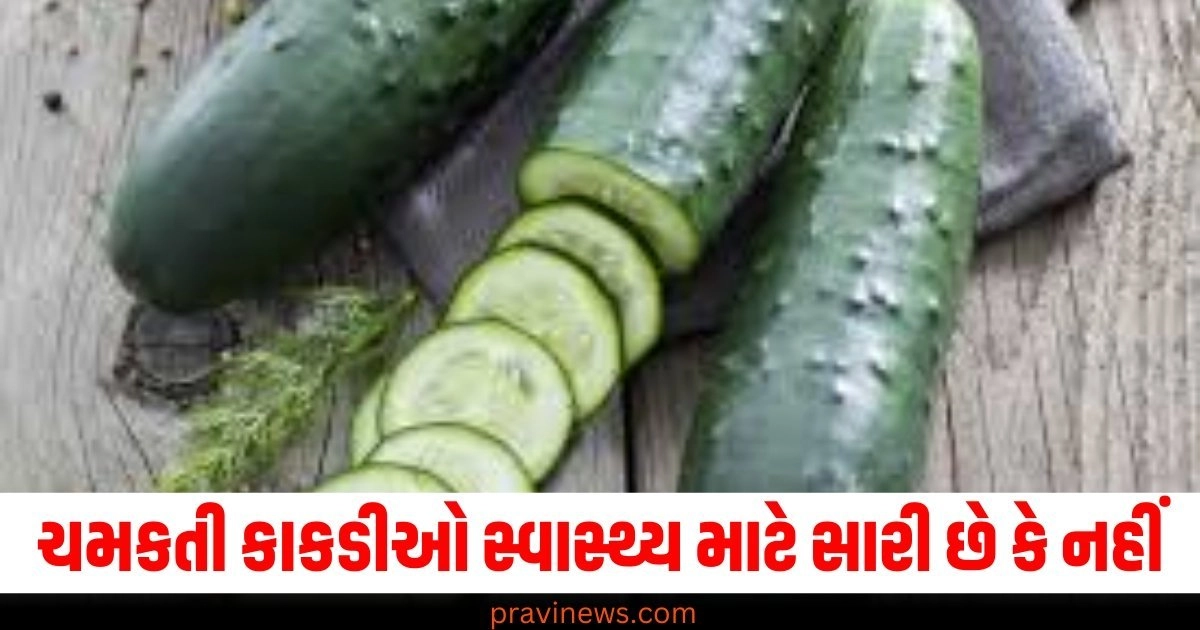 ચમકતી કાકડીઓ સ્વાસ્થ્ય માટે સારી છે કે નહીં? શું તમે પણ આ ભૂલ કરી રહ્યા છો https://www.pravinews.com/lifestyle/health-fitness/liver-cancer-know-how-dangerous-liver-cancer-is-what-are-its-symptoms-4995