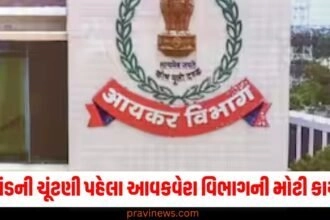 ઝારખંડની ચૂંટણી (Jharkhand Election), આવકવેરા વિભાગ (Income Tax Department), મોટી કાર્યવાહી (Major Action), સીએમ (CM), અંગત સલાહકાર (Personal Advisor), ઘરે દરોડા (Raids at Home),