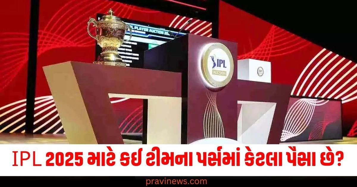 કઈ ટીમના પર્સમાં કેટલા પૈસા છે? ખેલાડીઓનું ઓકશન કરતા પહેલા તમામ નિયમો જાણો https://www.pravinews.com/sports