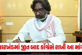 ઝારખંડમાં જીત બાદ કોંગ્રેસે રાખી આ માંગ, શું માંગ પૂરી કરી શકશે હેમંત સરકાર? https://www.pravinews.com/assembly-elections-jharkhand/jharkhand-assembly-election-2024-jp-nadda-appoint-ravindra-kumar-rai-working-president-52012