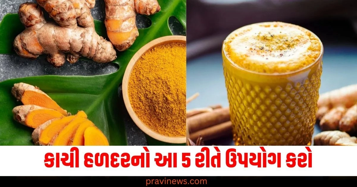 કાચી હળદરનો આ 5 રીતે ઉપયોગ કરો, તમને મળશે અદ્ભુત ફાયદા https://www.pravinews.com