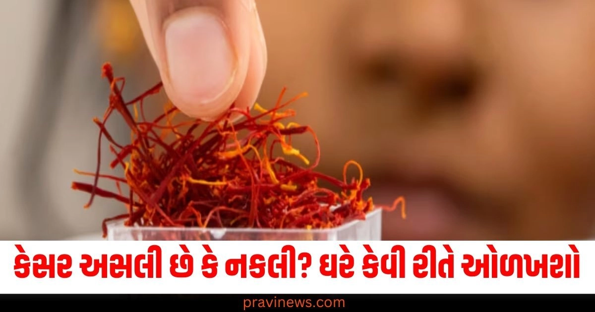 કેસર અસલી છે કે નકલી? ઘરે બેસીને કેવી રીતે ઓળખશો, જાણો 5 રીતો https://www.pravinews.com/lifestyle/page/17