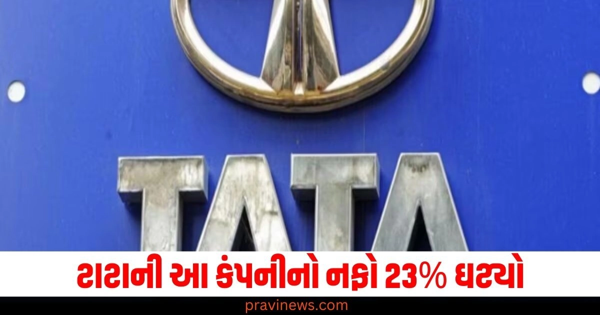 Tata, Company, Profit, 23% decline, Share, Impact,