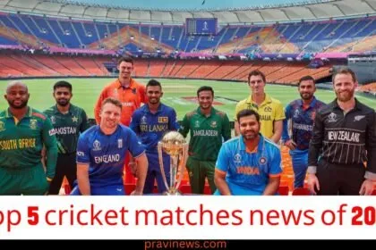 Top 5 cricket matches news of 2024 https://www.pravinews.com/tag/cricket