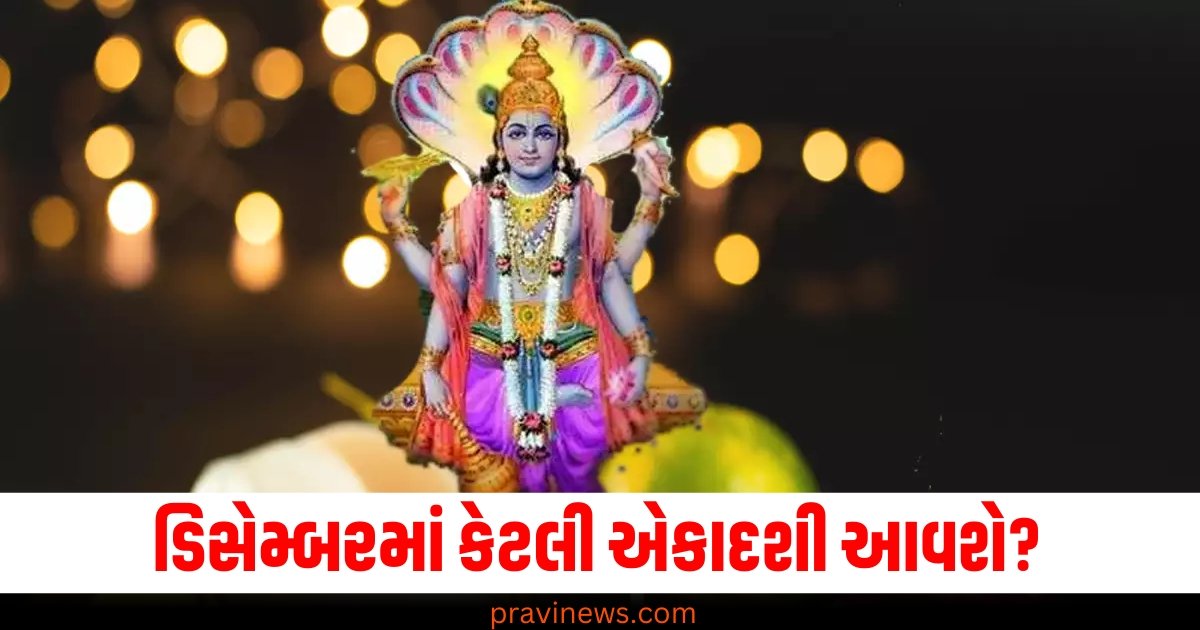 ડિસેમ્બરમાં કેટલી એકાદશી આવશે? એકાદશીની પૂજા કરતી વખતે રાખો આ વાતોનું ધ્યાન https://www.pravinews.com/religion/december-ekadashi-2024-date-and-time-shubh-muhurat-63738