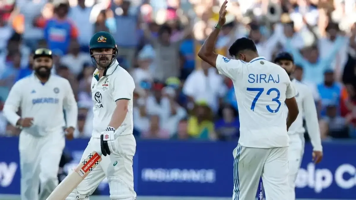 બોર્ડર-ગાવસ્કર ટ્રોફીમાં છવાયો તણાવનો માહોલ, જાણો સમગ્ર મામલો 2 બોર્ડર-ગાવસ્કર ટ્રોફીમાં છવાયો તણાવનો માહોલ, જાણો સમગ્ર મામલો https://www.pravinews.com/sports/mohammed-siraj-vs-travis-head-clash-tension-in-border-gavaskar-trophy-adelaide-test-65944