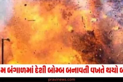 પશ્ચિમ બંગાળમાં દેશી બોમ્બ બનાવતી વખતે થયો બ્લાસ્ટ, 3 લોકોના થયા મોત https://www.pravinews.com/tag/%e0%aa%aa%e0%aa%b6%e0%ab%8d%e0%aa%9a%e0%aa%bf%e0%aa%ae