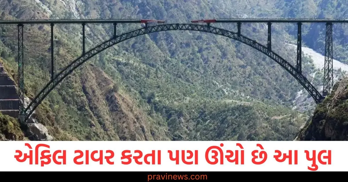 એફિલ ટાવર કરતા પણ ઊંચો છે ભારતનો આ પુલ, સુવિધાઓ જાણીને તમને નવાઈ લાગશે https://www.pravinews.com/world-news-in-gujarati