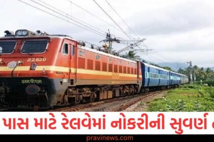 10 પાસ માટે રેલવેમાં નોકરીની સુવર્ણ તક, કોઈ લેખિત પરીક્ષાની જરૂર નહીં પડે! https://www.pravinews.com/government-news