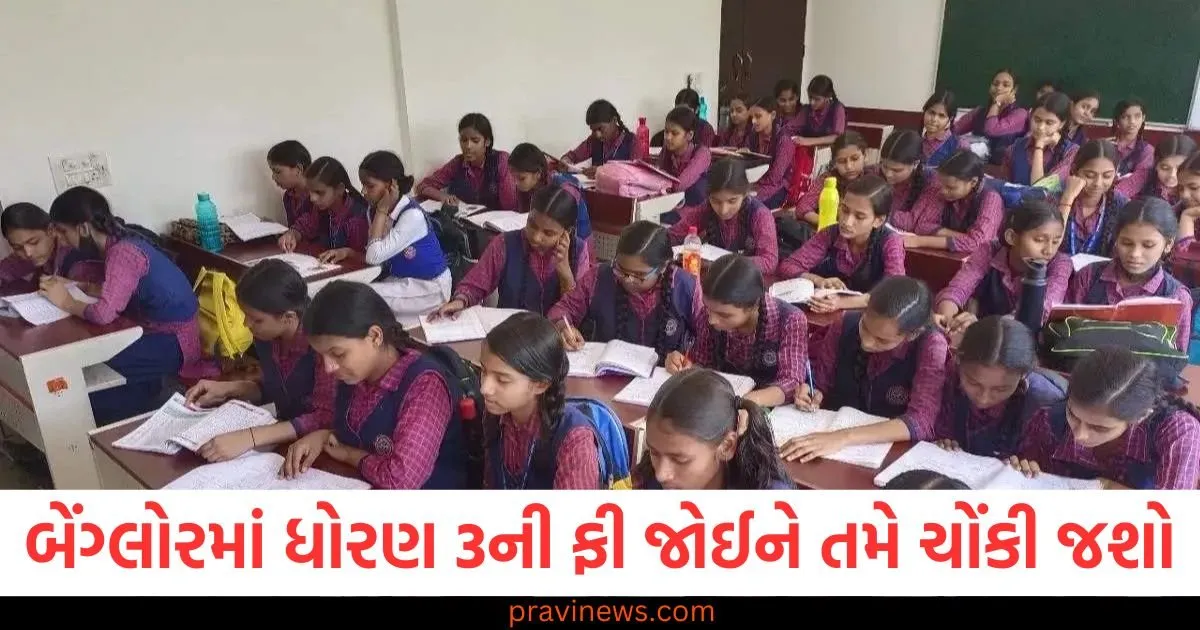 બેંગ્લોરમાં ધોરણ 3 ની ફી જોઈને તમે ચોંકી જશો, સોશિયલ મીડિયા પર પોસ્ટ વાયરલ થઈ https://www.pravinews.com/top-news