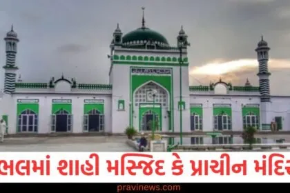 સંભલ, (Sambhal), શાહી મસ્જિદ ,(Royal mosque), પ્રાચીન મંદિર, (Ancient temple), હિન્દુ,-મુસ્લિમ વિવાદ, (Hindu-Muslim controversy), વિવાદ, (Dispute),