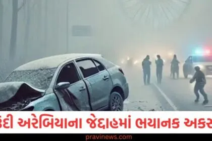 સાઉદી અરેબિયાના જેદ્દાહમાં ભયાનક અકસ્માત, 9 ભારતીયોએ જીવ ગુમાવ્યા https://www.pravinews.com/tag/%e0%aa%b8%e0%aa%be%e0%aa%89%e0%aa%a6%e0%ab%80