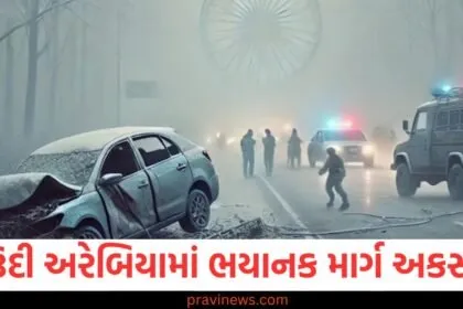 સાઉદી અરેબિયામાં ભયાનક માર્ગ અકસ્માત, 9 ભારતીયોના થયા મોત https://www.pravinews.com/tag/%e0%aa%b8%e0%aa%be%e0%aa%89%e0%aa%a6%e0%ab%80