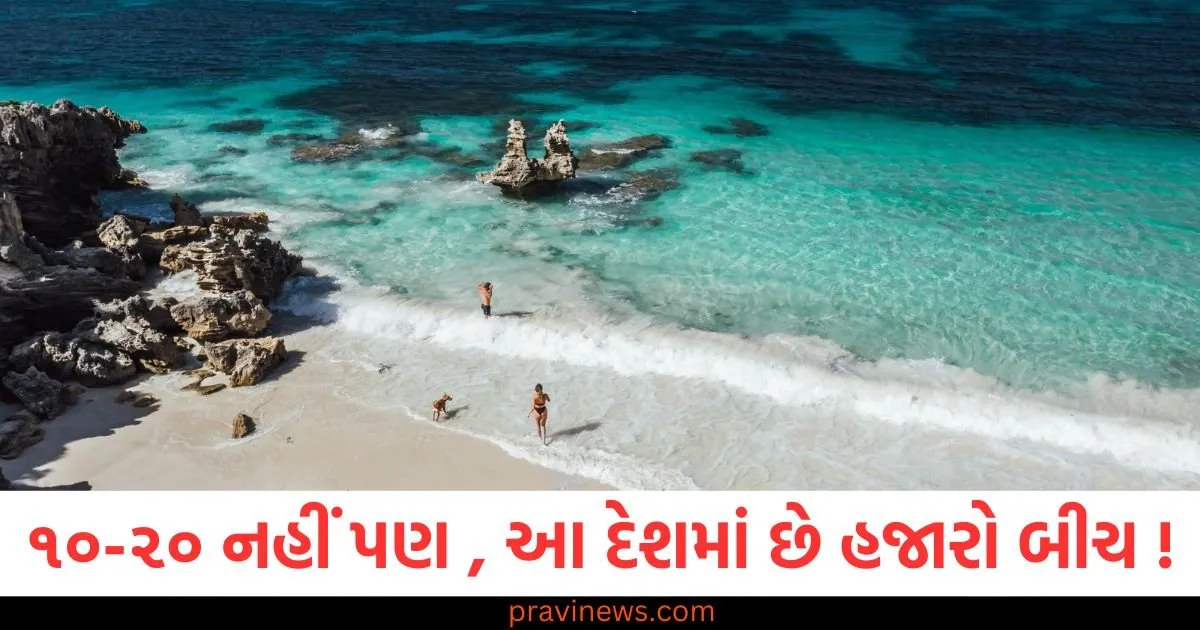 ૧૦-૨૦ નહીં, આ દેશમાં છે હજારો બીચ , જો તમે રોજ એકની મુલાકાત લો તો પણ જોવામાં ૨૭ વર્ષ થઈ જશે https://www.pravinews.com/trending/general-american-lady-jessica-viral-on-social-media-tried-to-become-dolly-chaiwala-91515