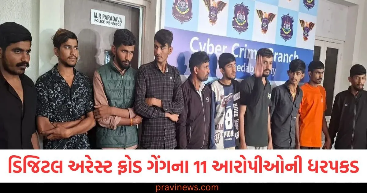 ડિજિટલ અરેસ્ટ ફ્રોડ ગેંગના 11 આરોપીઓની ધરપકડ, ઘણા રાજ્યોમાં ગુનાઓ આચર્યા 1 ડિજિટલ અરેસ્ટ ફ્રોડ ગેંગના 11 આરોપીઓની ધરપકડ, ઘણા રાજ્યોમાં ગુનાઓ આચર્યા https://www.pravinews.com/gujarat-news/11-accused-of-digital-arrest-fraud-gang-arrested-109-cases-registered-against-them-103804