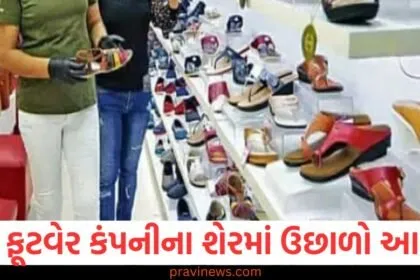 બજેટની જાહેરાત બાદ ફૂટવેર કંપનીના શેરમાં વધારો, ફૂટવેર કંપનીના શેરમાં 7% ઉછાળો, બજેટ પછી ફૂટવેર કંપનીના શેરનો પ્રદર્શન, ફૂટવેર કંપનીના શેર 7% વધ્યા, બજેટના અસરથી ફૂટવેર કંપનીના શેરમાં વધારો,