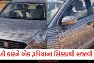 એક રૂપિયાના સિક્કાથી સજાવેલી કાર, વિરલ કાર ડિઝાઇન એક રૂપિયાના સિક્કાથી, માણસે કારને સિક્કાથી ડેકોરેટ કરી, વિડિયો વાયરલ: એક રૂપિયાના સિક્કાની કાર, આખી કાર સિક્કાથી કવર કરાઈ,