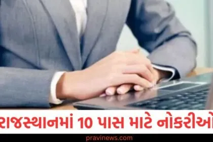 રાજસ્થાનમાં 10 પાસ માટે નોકરીઓ, 2700 થી વધુ ડ્રાઇવર પોસ્ટ માટે અરજીઓ શરૂ https://www.pravinews.com/education