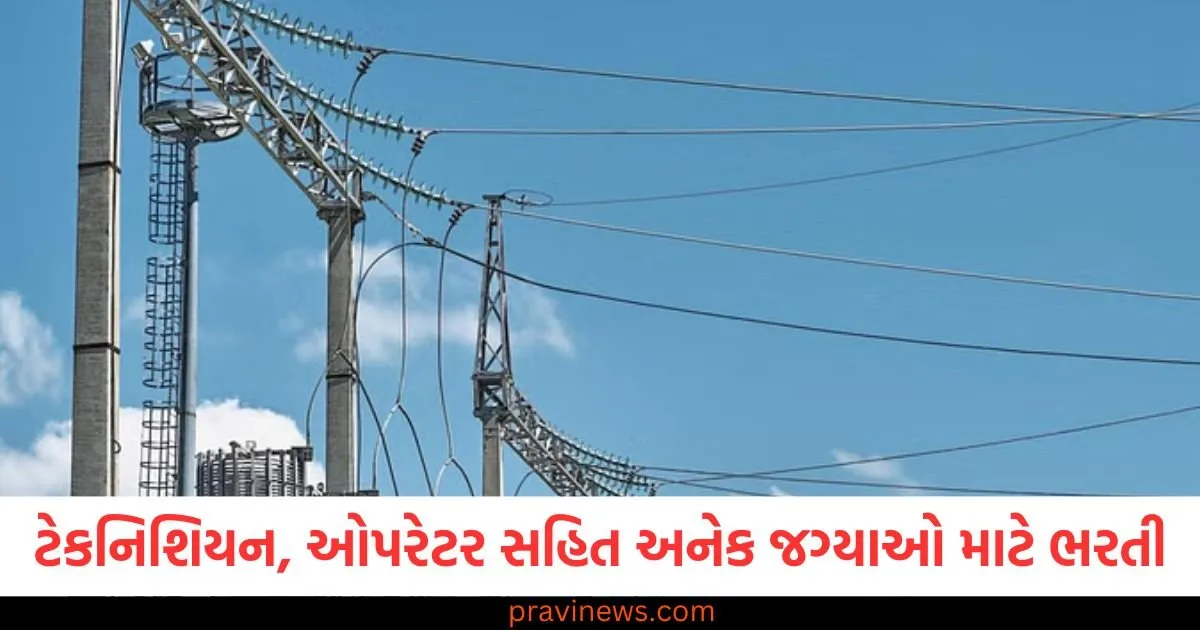 રાજસ્થાનમાં ટેકનિશિયન, ઓપરેટર સહિત અનેક જગ્યાઓ માટે ભરતી, ખાલી જગ્યાઓની સંખ્યા જુઓ https://www.pravinews.com/education/jobs/rvunl-recruitment-for-many-posts-including-technician-operator-in-rajasthan-apply-here-107591