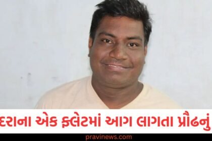 વડોદરાના એક ફ્લેટમાં આગ લાગતા પ્રૌઢનું મોત, પત્ની ગઈ હતી નોકરી પર https://www.pravinews.com/gujarat-news/vadodara-news