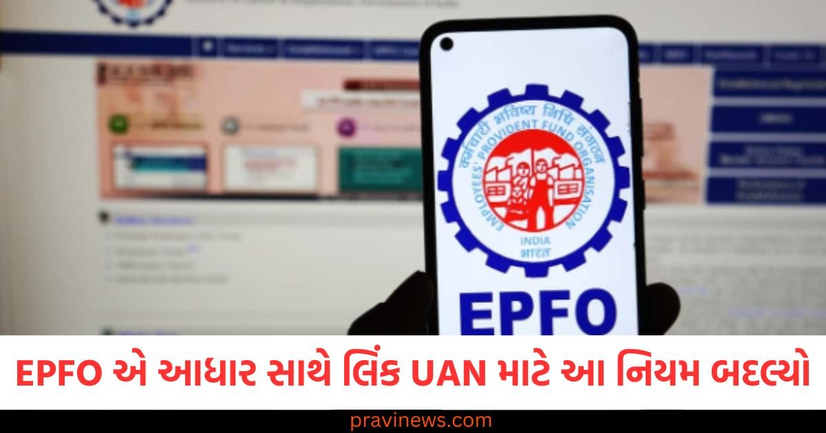 EPFO એ આધાર સાથે લિંક UAN માટે આ નિયમ બદલ્યો, હવે તમારે એમ્પ્લોયર પાસેથી મંજૂરી લેવાની જરૂર નહીં પડે https://www.pravinews.com/business/epfo-changed-this-rule-for-aadhaar-linked-uan-now-you-will-not-need-to-take-approval-from-the-employer-112156