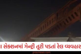 અમદાવાદ ડિવિઝનના ગેરતપુર-વટવા સેક્શનમાં ગેન્ટ્રી તૂટી પડતાં રેલ વ્યવહાર ઠપ્પ, કોઈ જાનહાનિના સમાચાર નથી https://www.pravinews.com/gujarat-news/ahmedabad-news/ahmedabad-police-jeweler-fraud-anupam-kher-picture-on-rs-1-5-crore-note-in-gold-purchase-41788