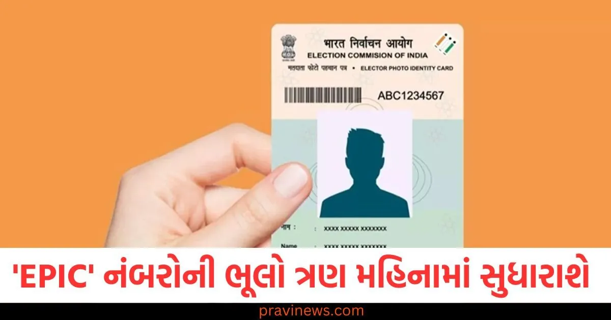 'EPIC' નંબરોની ભૂલો ત્રણ મહિનામાં સુધારી લેવામાં આવશે, યુનિક EPIC નંબર જારી કરવામાં આવશે https://www.pravinews.com/world-news-in-gujarati/the-errors-in-epic-numbers-will-be-corrected-in-three-months-113036