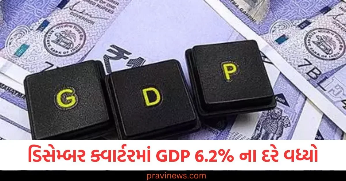 ડિસેમ્બર ક્વાર્ટરમાં GDP 6.2% ના દરે વધ્યો, દેશની અર્થવ્યવસ્થા રિકવરી મોડમાં. https://www.pravinews.com/religion/astrology/aaj-ka-rashifal-horoscope-today-1-march-2025-bhavishyafal-aries-to-pisces-110297
