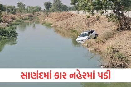 સાણંદમાં કાર નહેરમાં પડી, કાર ચાલક અને અન્ય એક મુસાફરનો સફળ બચાવ, 3 લોકોના મોત https://www.pravinews.com/gujarat-news/ahmedabad-news