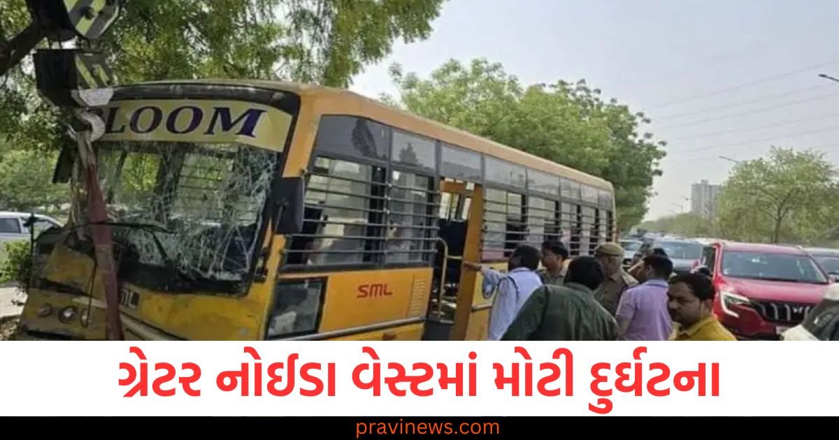 ગ્રેટર નોઈડા વેસ્ટમાં મોટી દુર્ઘટના, બાળકોથી ભરેલી સ્કૂલ બસ ઝાડ સાથે અથડાઈ https://www.pravinews.com/gujarat-news/ahmedabad-news/ahmedabad-brother-angry-over-love-marriage-kills-sisters-husband-121614