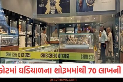 રાજકોટમાં ઘડિયાળના શોરૂમમાંથી 70 લાખની ચોરી, CCTV ફૂટેજ તપાસાયા https://www.pravinews.com/gujarat-news/rajkot-news/page/2