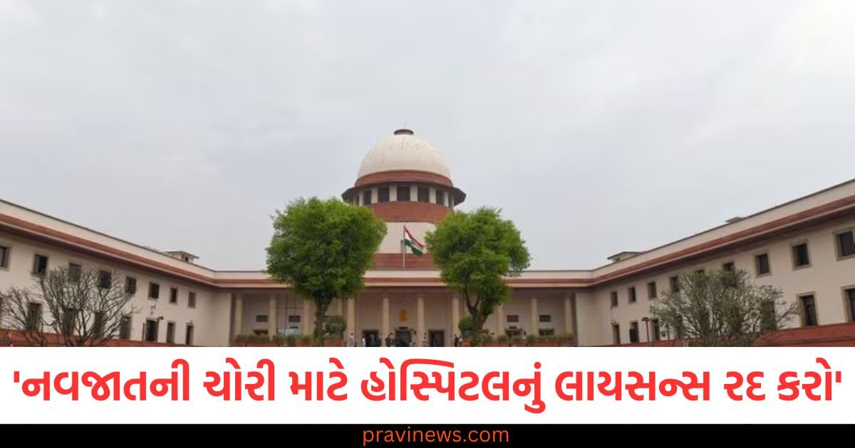 'નવજાતની ચોરી માટે હોસ્પિટલનું લાયસન્સ રદ કરો', બાળકોની હેરફેર પર સુપ્રીમ કોર્ટ કડક https://www.pravinews.com/gujarat-news/rajkot-news/rajkot-apmc-market-price-today-live-updates-15-04-2025-121407