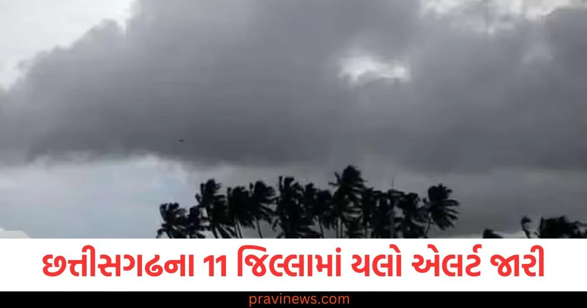 છત્તીસગઢના 11 જિલ્લામાં યલો એલર્ટ જારી, રાયપુર સહિત આ સ્થળોએ ભારે વરસાદની શક્યતા https://www.pravinews.com/world-news-in-gujarati/amit-shah-confirms-killing-of-top-naxal-leader-namballa-keshav-rao-in-chhattisgarh-125483