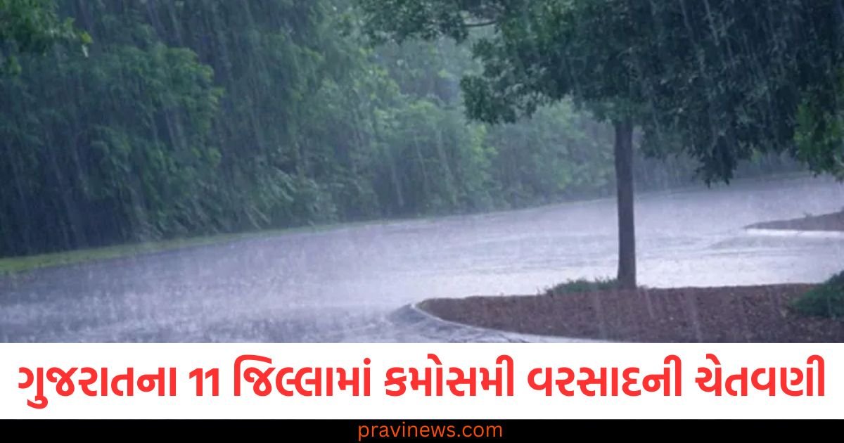 ગુજરાતના 11 જિલ્લામાં કમોસમી વરસાદની ચેતવણી, IMDએ રેડ એલર્ટ જાહેર કર્યું https://www.pravinews.com/gujarat-news/rajkot-news/rajkot-apmc-market-price-today-live-updates-06-05-2025-123915