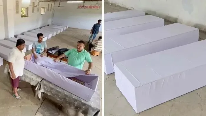 ધ્રૂજતા હાથે બનાવેલ તાબૂત, એર ઈન્ડિયાએ 100થી વધુ તાબૂત મંગાવ્યા https://www.pravinews.com/world-news-in-gujarati/air-india-plane-crash-120-coffins-ordered-for-victims-50-to-ahmedabad-today-127322