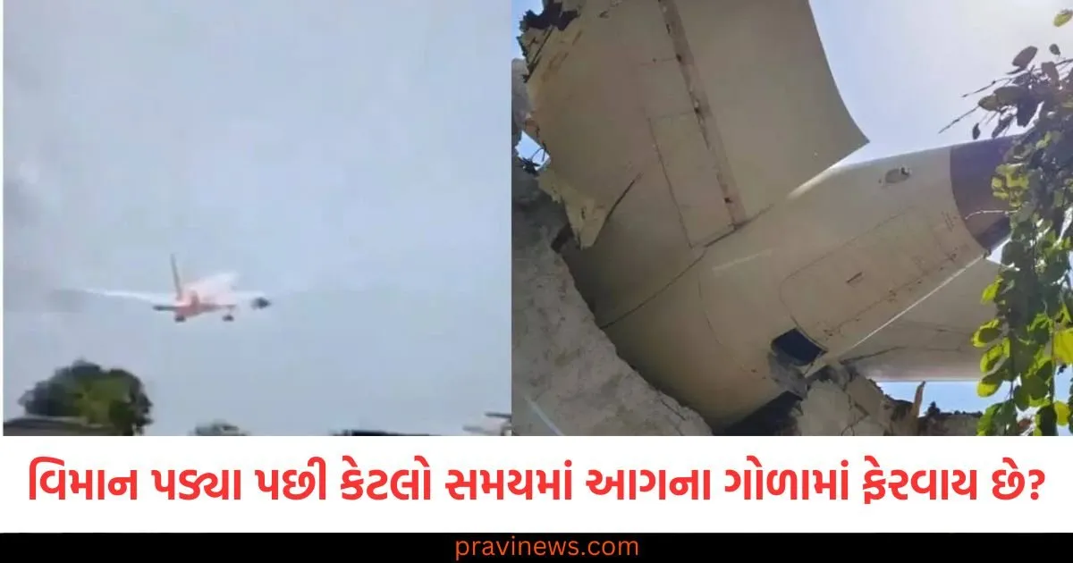 વિમાન પડ્યા પછી કેટલો સમયમાં આગના ગોળામાં ફેરવાય છે, બચવા માટે આ સમય મળશે તમને 1 વિમાન પડ્યા પછી કેટલો સમયમાં આગના ગોળામાં ફેરવાય છે, બચવા માટે આ સમય મળશે તમને https://www.pravinews.com/ajab-gajab/air-india-plane-crash-ahmedabad-how-much-time-do-passengers-need-to-escape-in-plane-crash-127127