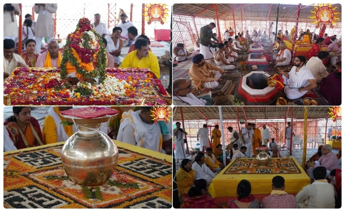 અયોધ્યા: રામ મંદિરમાં રામ દરબાર સ્થાપિત, CM યોગીએ દેવતાઓની મૂર્તિઓનો અભિષેક કર્યો, આભૂષણો પહેરવામાં આવ્યા https://www.pravinews.com/world-news-in-gujarati/ayodhya-grand-ram-darbar-pran-pratishtha-in-ram-mandir-cm-yogi-anointed-the-idols-ornaments-were-worn-126499