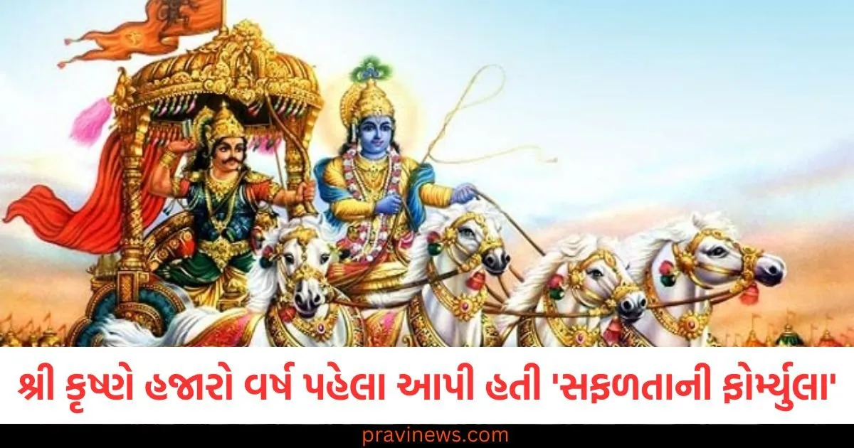 શ્રી કૃષ્ણે હજારો વર્ષ પહેલા આપી હતી 'સફળતાની ફોર્મ્યુલા', જો તમે તેને અપનાવો તો તમને સફળ થતા કોઈ નહીં રોકી શકે. https://www.pravinews.com/gujarat-news/rajkot-news/rajkot-apmc-market-price-today-live-updates-12-06-2025-127089