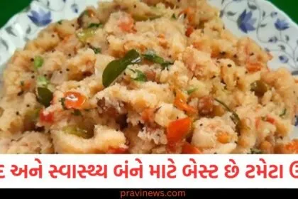 સ્વાદ અને સ્વાસ્થ્ય બંને માટે બેસ્ટ છે ટમેટા ઉપમા, આ સરળ રેસીપી વડે તરત જ તૈયાર કરો https://www.pravinews.com/food