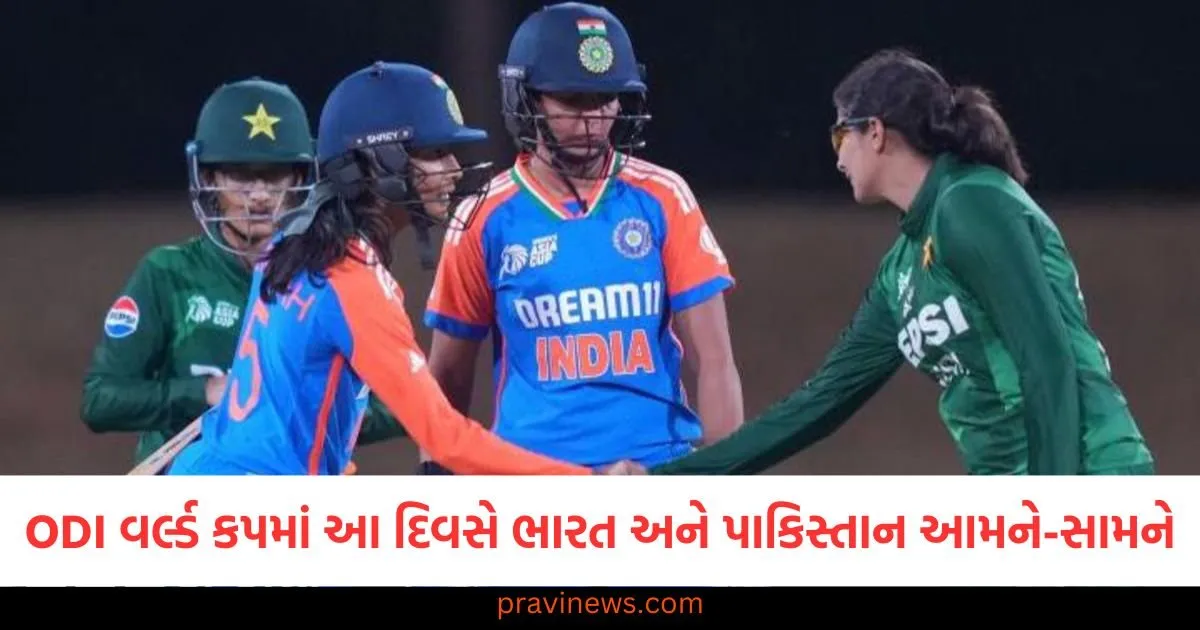 ODI વર્લ્ડ કપ 2025 માં આ દિવસે ભારત અને પાકિસ્તાન આમને-સામને થશે, તારીખ નોંધી લો https://www.pravinews.com/entertainment/actor-gopal-rai-passes-away-at-76-who-worked-with-nirhua-and-pawan-singh-127484